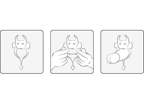 Wibrujący cockring stymulujący pierścień erekcyjny