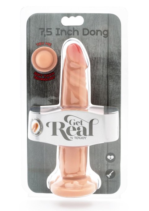 Dildo-dual density dong 7.5 inch