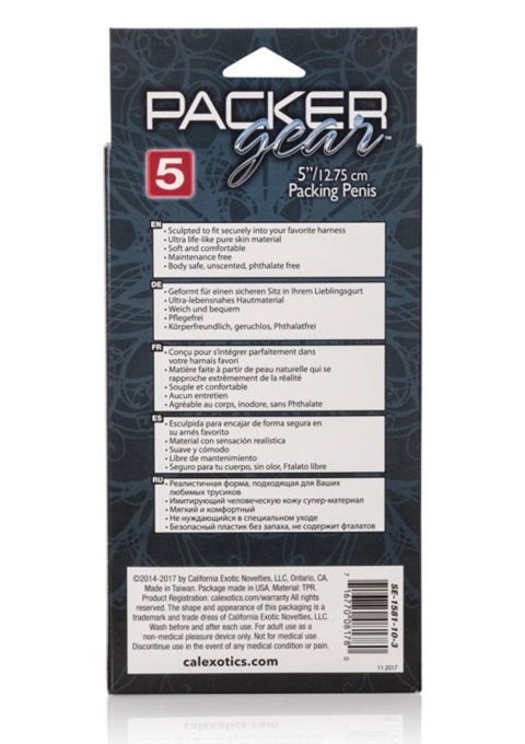 Dildo-packing penis 5 inch /12.75 cm