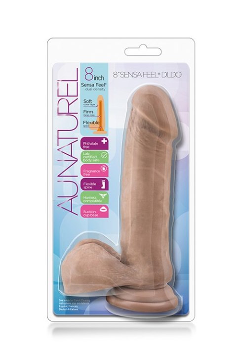 Dildo-au naturel 8inch sensa feel dildo latin