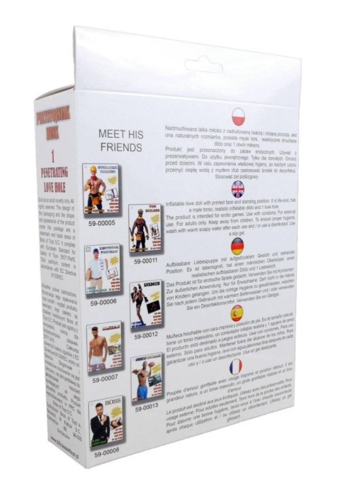 Facet lalka dmuchana erotyczna czarny penis kutas