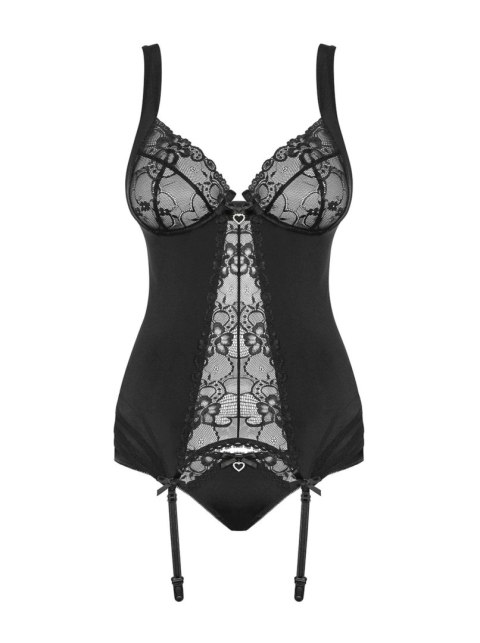 Gorset stringi koronka sex komplet obsessive s/m