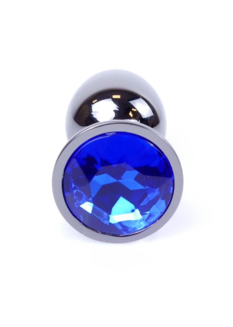 Sex plug korek analny stalowy z kryształem 2,7cm
