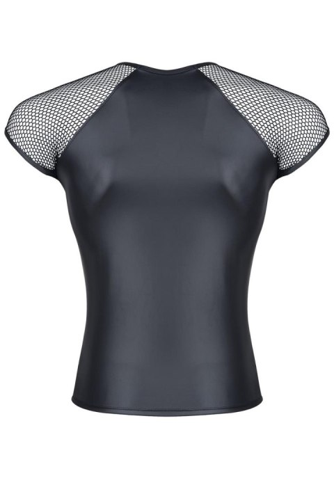 Męski t-shirt z wetlooka z rękawem z elastycznej siatki xxl