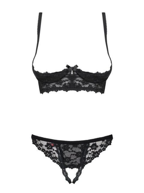 Wycięte stringi stanik sex komplet obsessive l/xl