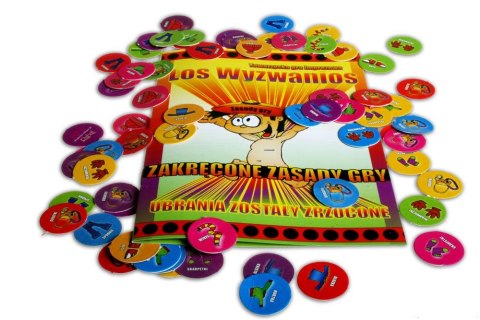 Zestaw 4 gry rozbierane imprezowa los wyzwanios