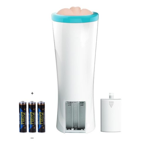 Masażer męski masturbator ruch posuwisty dźwięki