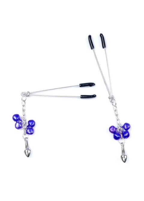 Zaciski szczypce na sutki klamry dzwoneczki bdsm