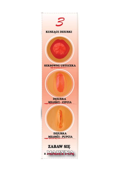 Nadmuchiwana lalka erotyczna na imprezę 3 dziury
