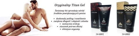 Titan gel powiększający penisa skuteczny pewny 50m