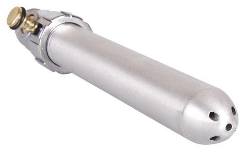 Końcówka do prysznica z dyszami srebrna 15,5 cm