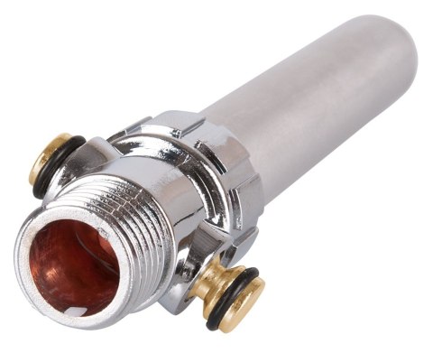 Końcówka do prysznica z dyszami srebrna 15,5 cm