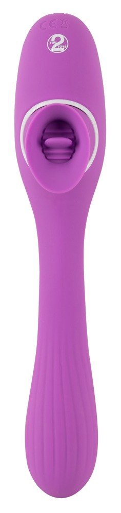 Podwójny masażer łechtaczki wibrator 10trybów 22cm