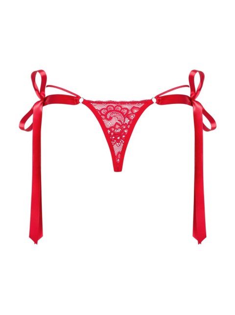 Stringi erotyczne czerwone sex kokarda lovlea l/xl