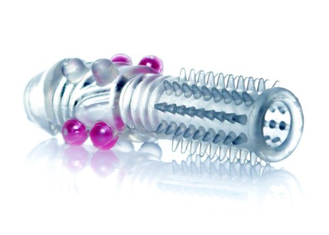 Stymulująca pobudzająca nakładka żelowa na penisa