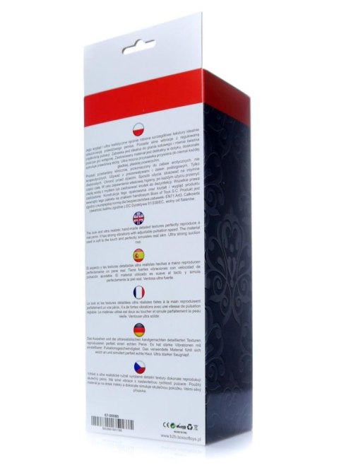 Dildo z przyssawką uchwytem pilotem realistyczny