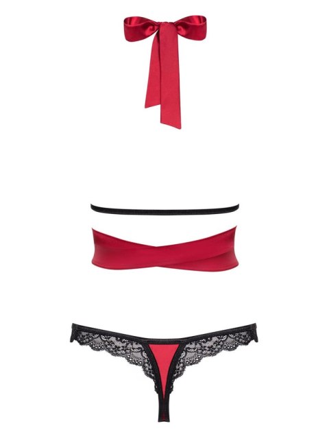 Komplet erotyczny biustonosz stringi sensuelia xxl