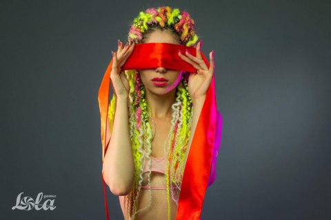 Szarfa wstążka wiązanie krępowanie gra wstępna sex