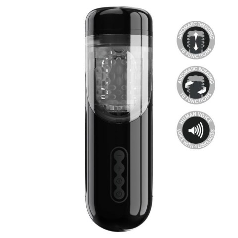 Masturbator sztuczna pochwa rotacja posuw dźwięki