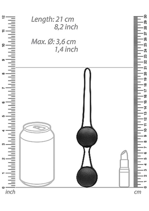 Kulki gejszy podwójne do treningu ćwiczeń kegla