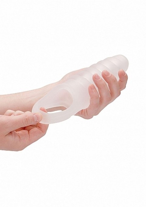 Nakładka na penisa z wypustkami powiększająca 20cm