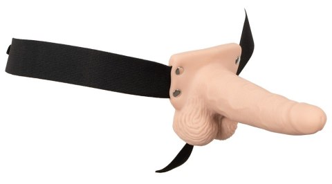 Wibrujące przedłużenie penisa strap on na szalkach