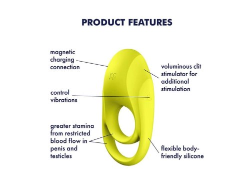 Pierścień na penisa podwójny satisfyer spectacular