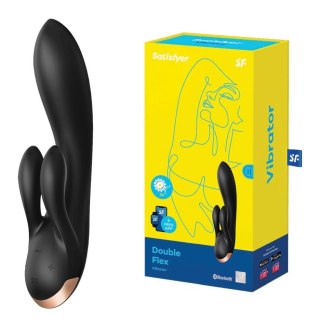 Wibrator króliczek aplikacja Satisfyer Double Flex