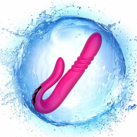 Wibrator Deluxe Twirling Vibrating Thruster RED