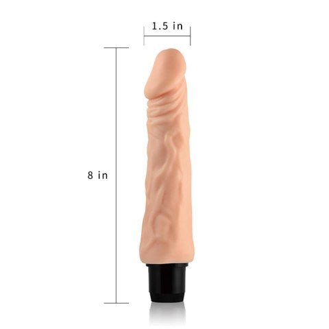 Wibrator naturalny miękki realistyczny penis 20 cm