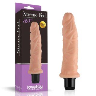 Wibrator naturalny żylasty penis z wibracją 20 cm