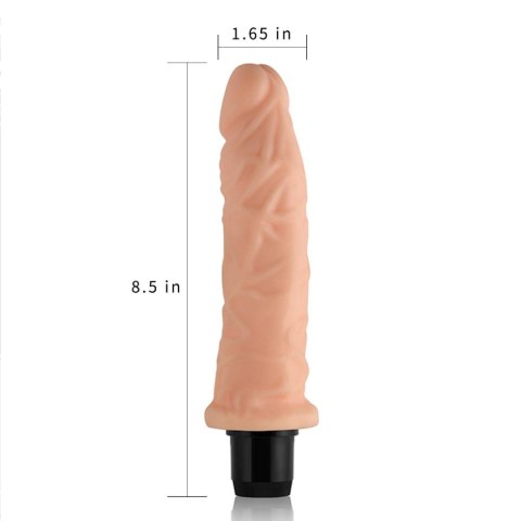 Wibrator naturalny żylasty penis z wibracją 20 cm