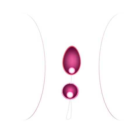 Kulki gejszy trening mięśni kegla analne podwójne