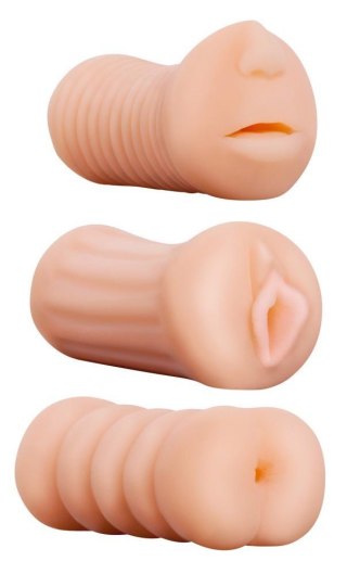 Masturbator x3 sex zestaw pochwa cipka anal usta