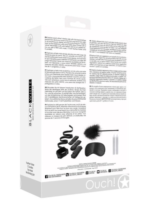 Pasy do łóżka krępujące ruchy fetysz w łóżku BDSM