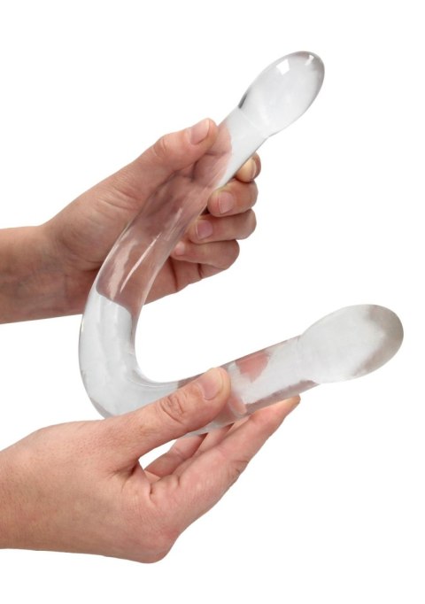 Podwójne silikonowe dildo gładkie długie 42 cm