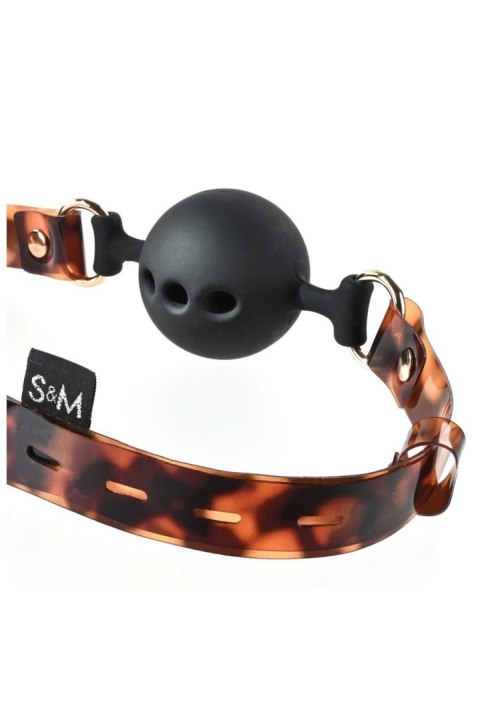 Knebel erotyczny kulka oddychający bezpieczny BDSM