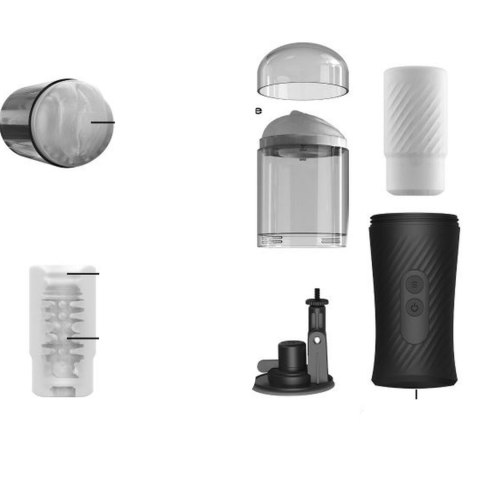 Masturbator dla mężczyzn w tubie posuwisty 7 tryb