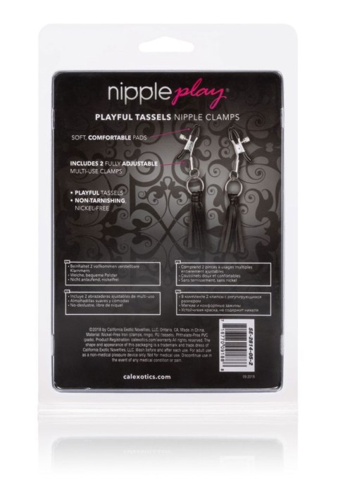 Ozdobne regulowane zacisk na sutki BDSM bondage