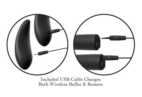 Majtki wibrujące z masażerem penisem pilot 10 tryb