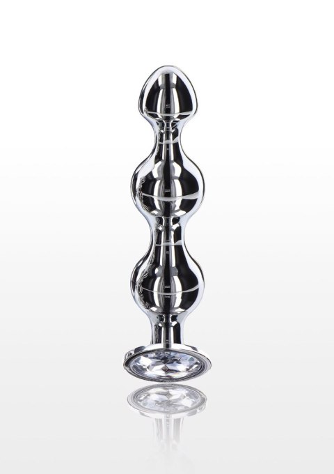 Korek analny sonda stalowa kulkowa diament 13cm