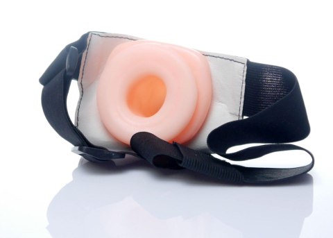 Penis na szelkach sex proteza pusta strapon 16cm