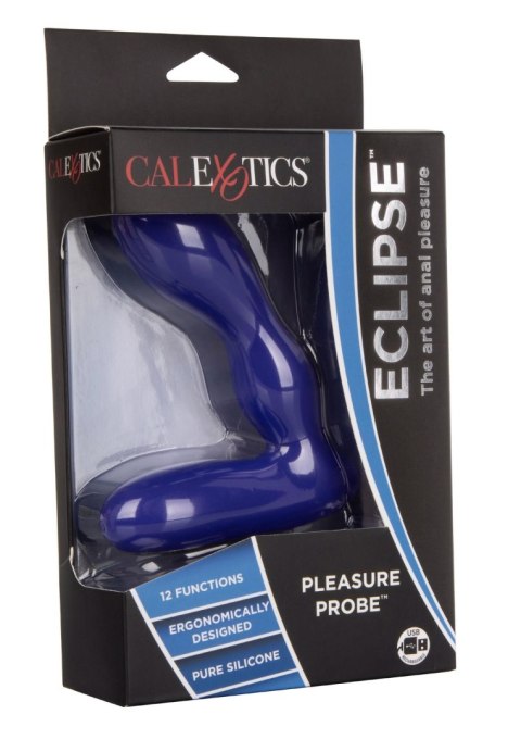 Plug/vibr-WIRELESS PLEASURE PROBE BLUE