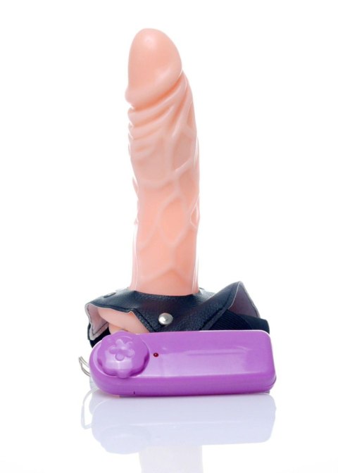 Strapon proteza penisa pusta dildo wibrator 16cm