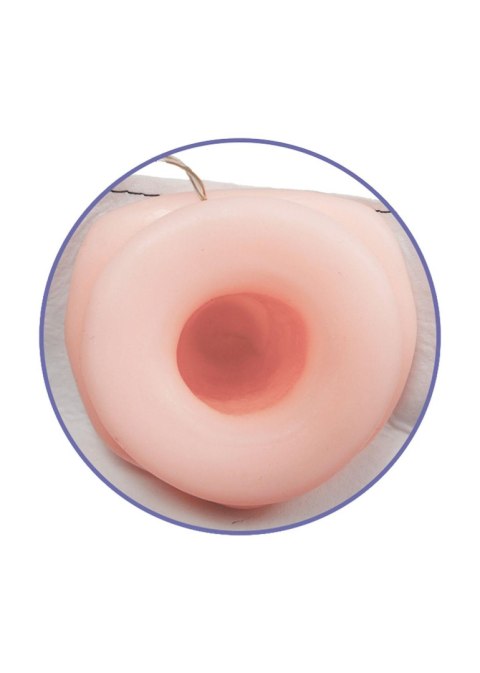 Strapon proteza penisa pusta dildo wibrator 16cm