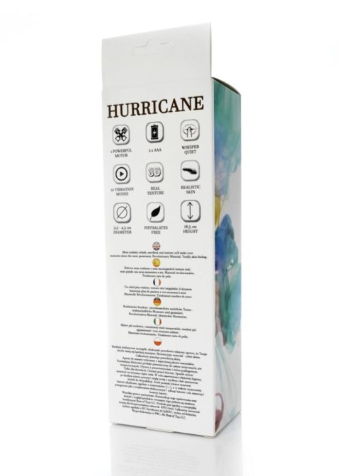 Wibrator realistyczny 12 wibracji cyberskóra 18 cm