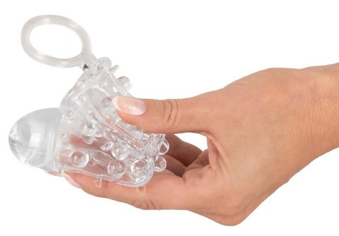 Wydłużająca pogrubiająca nakładka na penisa jądra