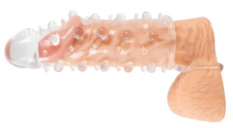 Wydłużająca pogrubiająca nakładka na penisa jądra