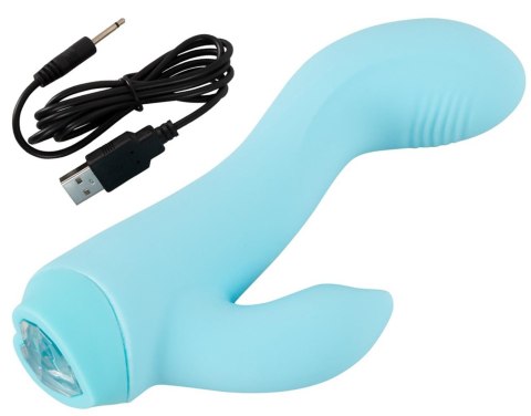 Wibrator damski miękki mini królik silikon 10 trybów wibracji usb