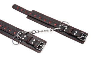 Kajdanki na kostki w serduszka